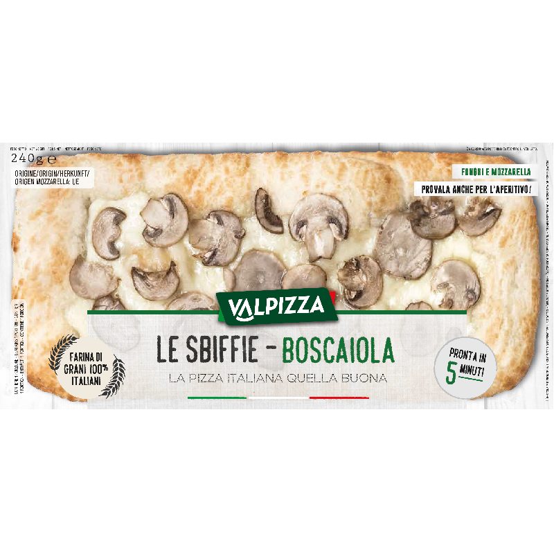 義大利VALPIZZA長型蘑菇披薩, , large