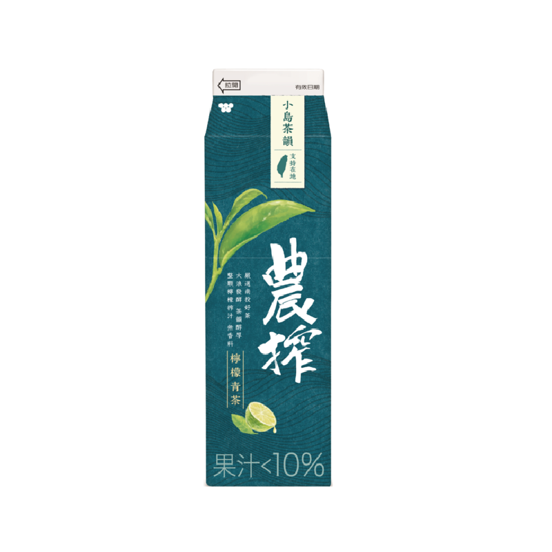 農搾檸檬青茶900ml, , large