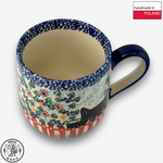 【SOLO歐洲家居】波蘭製 Cerraf 波蘭陶 320ml 馬克杯 水杯 咖啡杯 黑貓花園系列, , large