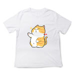 JZ TEE Shiba Inu & Cat - Don't Touch Me Graphic Tee, , large