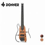 Donner HUSH-X 便攜式靜音電吉他 原木/漸層色【敦煌樂器】, , large