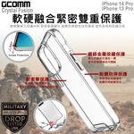 GCOMM iPhone 14Pro 13Pro 晶透軍規防摔殼 Crystal Fusion, , large