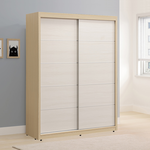 【唯熙傢俱】雷莎原木雙色5x7尺滑門衣櫃, , large