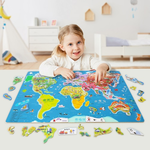 Top Bright - Magnetic World Map Puzzle, , large