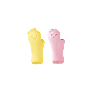 【龍品文創】SONIC SK-6417 麻糬握筆器2入-右手-粉+黃