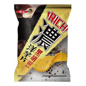 Rich Potato Chips-Black Pepper Flavor