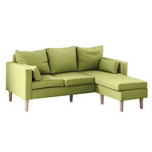 經典款L型沙發組<蘋果綠>