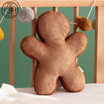 SOLO Vintage】LCW Home 32cm Gingerbread Man Pillow Made in Turkey, , large