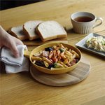 COPAN GRILL PLATE CIRCLE 19CM MUSTARD, , large