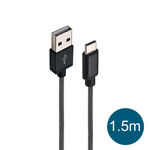 RASTO RX6 Type C 鋁合金充電傳輸線1.5M 2.4A大電流 快速穩定耐拉扯設計, , large