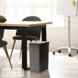 【this-this】日本Like-it｜Seals 上蓋按壓式可堆疊垃圾桶 25L