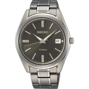 SEIKO 精工 CS 鈦金屬簡約手錶-40mm 6N52-00B0D(SUR375P1)