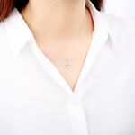 【Angel & Me】Star of Bethlehem Cross 925 sterling silver necklace Christmas gift, , large