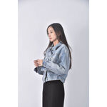 (XL) story prada韓牌丹寧牛仔排扣藍色外套二手衣, , large