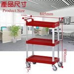 金德恩 GS MALL 台灣製造 多功能輕巧手推車 餐車 收納車 工作車 推車 載車重 手推車 工作推車 收納車, , large