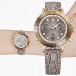 SWAROVSKI 施華洛世奇 Octea Chrono 水晶計時手錶 女錶-37mm 5671153, , large