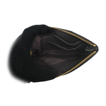 COACH 塗層帆布及再生皮革L 型拉鍊手拿包/巧克力/黑色, , large