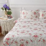 [CINN Far-Infrared] Nano FIR Rose Pink 3-Piece Bedding Set – Autumn/Winter Thickened Double Size｜6 x 7 ft, , large