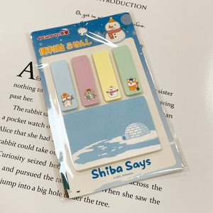 【PENROTE 筆樂】柴語錄便利貼 D雪人