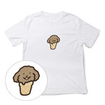 JZ TEE Samoyed & Teddy-Ice Cream Graphic Tee, , large