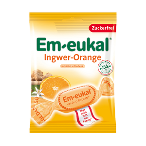 Em-eukal Hustenbonbon (sugar free) Ginger-Orange