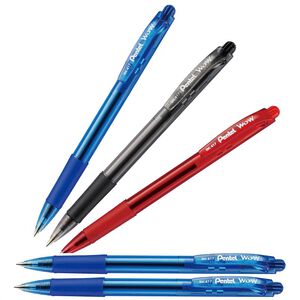 PENTEL WBK417自動原子筆5入-藍3黑1紅1