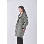 (L) moussy連帽綠色外套二手衣, , large