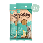 【倆寶貝精品館】Soopa舒趴 生機狗點心潔牙棒系列(多種口味)100gｘ2入, , large