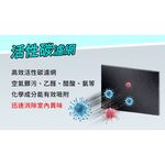 GS MALL 台灣製造 活性碳負離子空氣清淨除塵螨機 紫外線除蹣 循環風扇 負離子除蹣 空氣清淨 除塵螨 活性碳, , large
