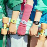 CASIO 卡西歐 BABY-G 格子旗方形女錶 電子錶 BGD-565GS-9, , large