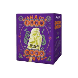 灣A冰工所X茶匠甘蔗椰果四季春茶冰棒