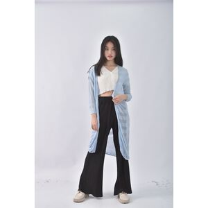 (S) dita長版藍色罩衫二手衣
