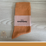 Suxinaimin 莫蘭迪色中筒襪 女襪 春夏薄款透氣棉襪 日系純色堆堆襪 小腿襪 舒適百搭, , large