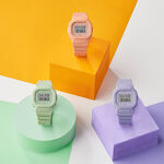 CASIO 卡西歐 G-SHOCK 珊瑚粉橘方形女錶 GMD-S5600BA-4, , large