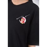 (M) uniqlo棉質動森聯名圖案純棉黑色短袖上衣二手衣, , large