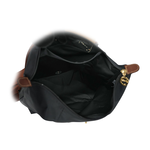 LONGCHAMP Le Pliage Original M 再生帆布中型折疊後背包/黑色, , large