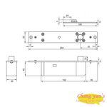 昌運監視器 PONGEE Pegasus DA-64RAD(DA-64RA/D) 磁簧式 陽極鎖 電鎖 可無線遙控開門, , large