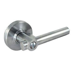 水平鎖 加安牌 磨砂銀色LP2X20G 裝置距離60mm 浴廁鎖 圓套盤 左右不分邊都適用