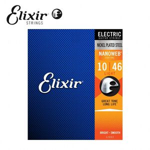 Elixir 12052 Nanoweb 薄包覆 電吉他套弦 10-46【敦煌樂器】