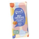 Milk chocolate with salted caramel,25g, , large