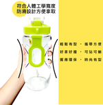 金德恩 GS MALL 台灣製造 一入 環保流線玻璃瓶500ml R-300 流線玻璃瓶 玻璃瓶 流線瓶 水瓶 水杯, , large