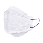 【BABYBELLE 愛貝恩】KN95 Adult Medical Mask - Snow White x Purple, 雪花白x深紫, large