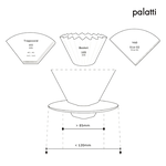 [樂維科技]【palatti】全陶瓷萬能咖啡濾杯套裝組, , large