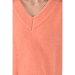 (XL) i blle韓牌背心橘色毛衣二手衣, , large