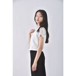 (S) agnes b質感棉質純棉白色外套二手衣, , large