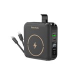 【Timo】Safe 12000mAh Explosion-Proof Solid-State Power Bank - Black, , large