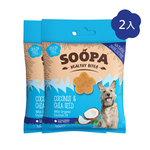 【倆寶貝精品館】Soopa舒趴 生機狗點心營養嘴嚼錠(多種口味)50gｘ2入, , large