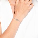 SWAROVSKI 施華洛世奇 Infinity 無限符號與心形水晶 可調節式手鍊(5524421), , large