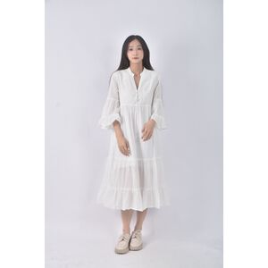 (S) 【國泰航空永續合作】tiny elfy質感白色洋裝二手衣