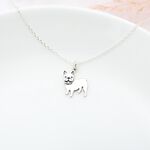 【Angel & Me】法鬥 法國鬥牛犬 狗 s925 純銀 項鍊 情人節 送禮, , large